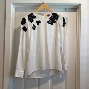 Vince Camuto Blouse with Lace Florals